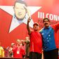 Hugo Carvajal, left, served as military intelligence chief under the late Venezuelan leader Hugo Chavez