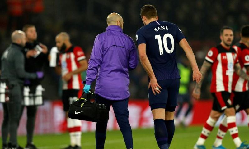 Harry Kane limped off  against Southampton on  New Year's Day