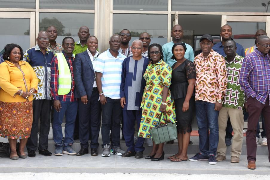 MPs visit completed Kumasi compost and recycling plant