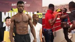 Boxer Patrick Allotey mercilessly beats up spectator during Hearts-Kotoko game