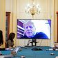 Johnson has had to attend cabinet meetings by videoconference since testing positive for the virus