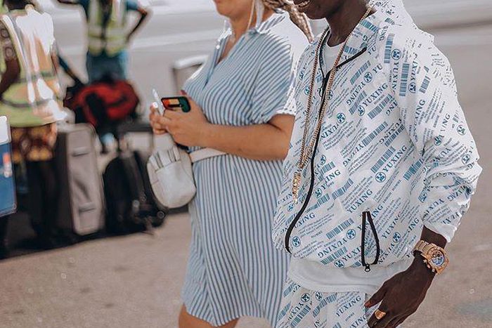 Patapaa Amisty and his girlfriend