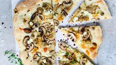 Mushroom pizza (Baked)