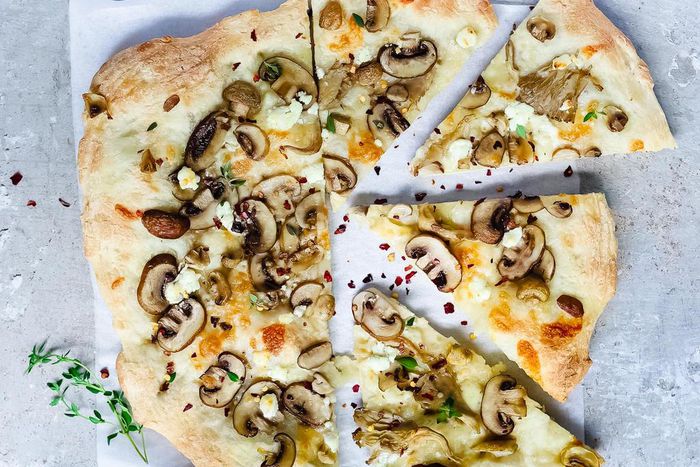Mushroom pizza (Baked)