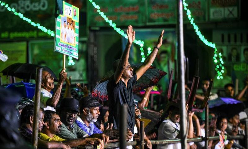 The attackers stormed the home of a writer who had presented his book to Sri Lanka's ruling party candidate Sajith Premadasa