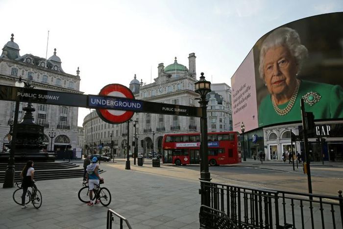 The queen, 93, and her husband Prince Philip, 98, have been staying at Windsor Castle near London since the outbreak began