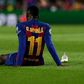 Ousmane Dembele will be out for around six months after undergoing surgery on his right hamstring, Barcelona announced on Tuesday.