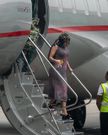 Cardi B lands in Nigeria