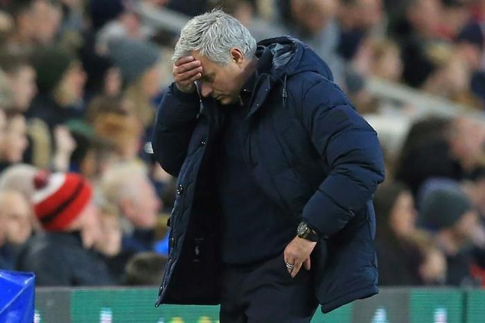 Tottenham manager Jose Mourinho complained about the FA Cup ball