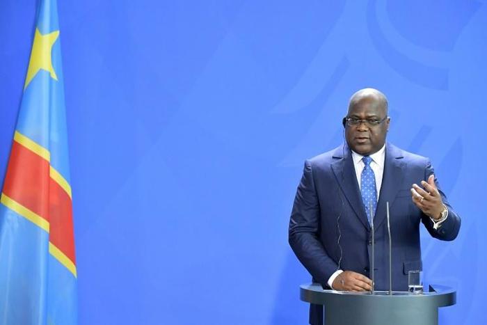 DR Congo President Felix Tshisekedi, pictured in November 2019, has vowed to enact sweeping reforms and root out corruption in the strife-torn country