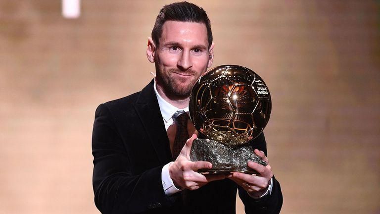 Messi has now won six Ballon d'Ors