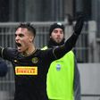 Argentinian forward Lautaro Martinez has scored 13 goals in 20 games for Inter Milan this season.