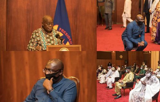 Meeting with leaders of the Muslim Community; House of Chiefs