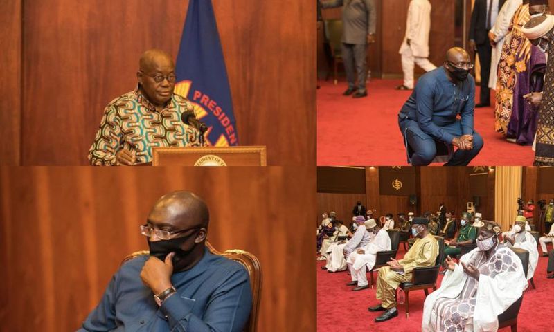 Meeting with leaders of the Muslim Community; House of Chiefs
