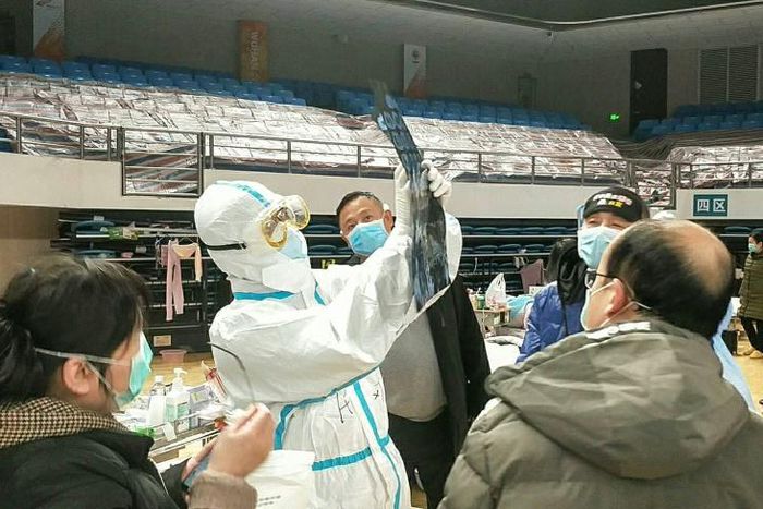 Ma Yonggang was called up in the middle of the night to help staff a makeshift hospital treating coronavirus patients