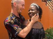 Couple trek home after a simple COVID-19 wedding, pastor arrives  on a bicycle (photos)