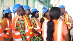 MPs visit completed Kumasi compost and recycling plant