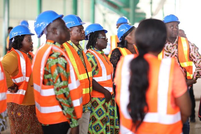 MPs visit completed Kumasi compost and recycling plant