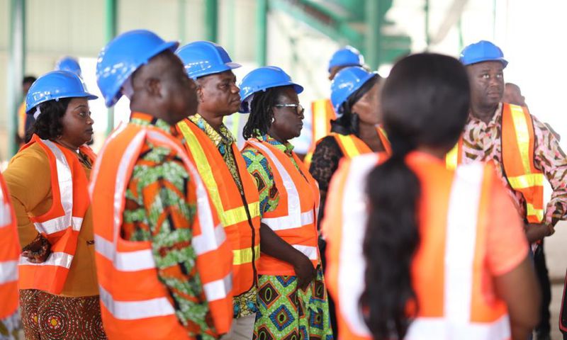 MPs visit completed Kumasi compost and recycling plant