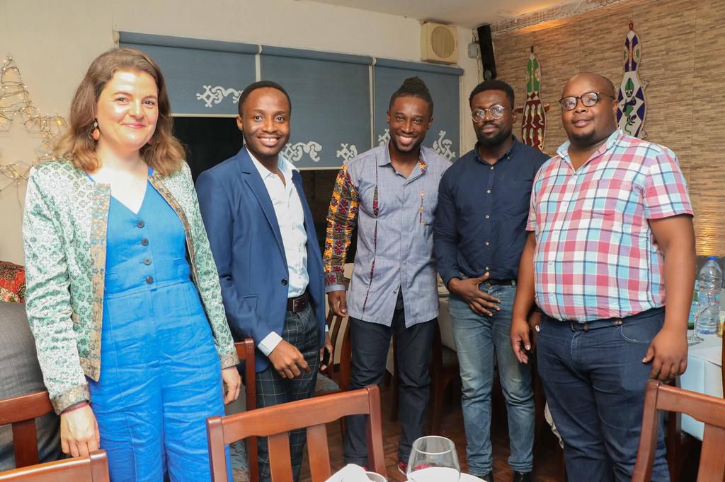 Katharina Link [left], Managing Director at Pulse Ghana