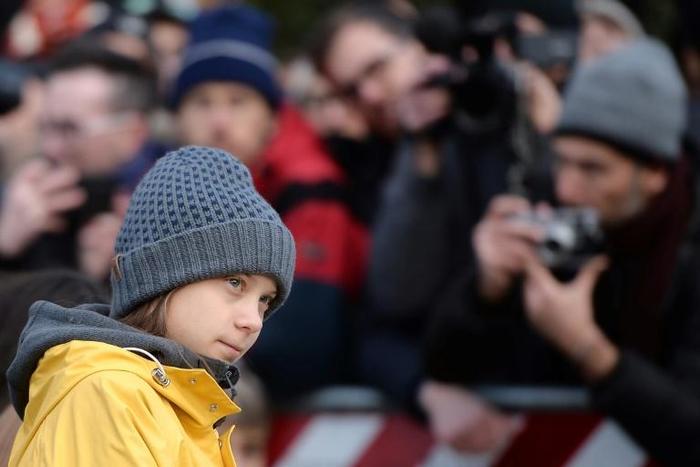 Thunberg was heading home, having stopped off in Italy Friday to join one of the weekly climate strikes that she inspired