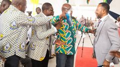VIDEO: Owusu Bempah ‘clashes’ with Mahama in church