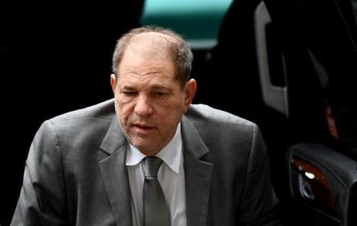 Harvey Weinstein uses a walker as he arrives at the Manhattan Criminal Court, on January 7, 2020  in New York City.Harvey Weinstein was hit with new sex crimes charges in Los Angeles on January 6, 2020 just as his high-profile trial in a separate case ...