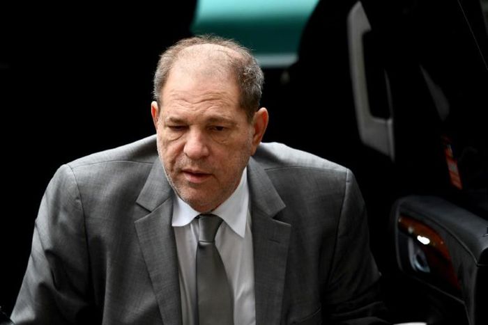 Harvey Weinstein uses a walker as he arrives at the Manhattan Criminal Court, on January 7, 2020  in New York City.Harvey Weinstein was hit with new sex crimes charges in Los Angeles on January 6, 2020 just as his high-profile trial in a separate case ...