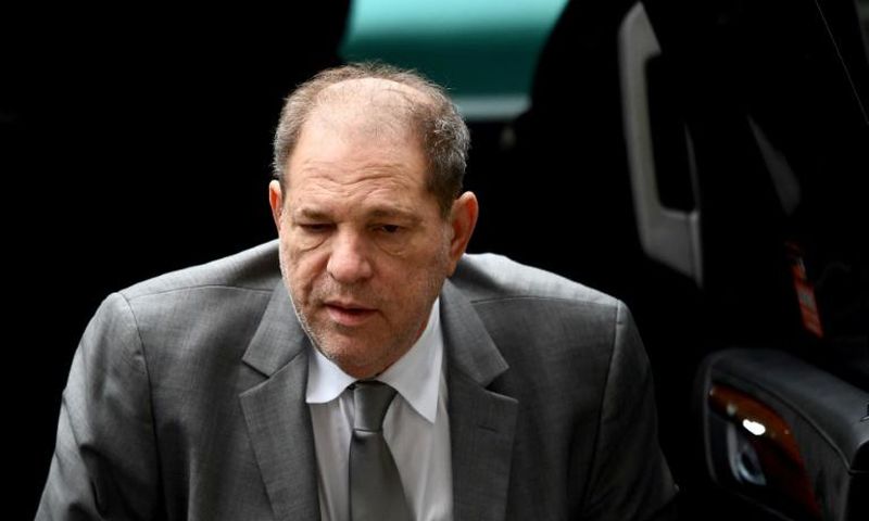 Harvey Weinstein uses a walker as he arrives at the Manhattan Criminal Court, on January 7, 2020  in New York City.Harvey Weinstein was hit with new sex crimes charges in Los Angeles on January 6, 2020 just as his high-profile trial in a separate case ...