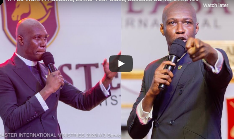 If you want husbands, lower your class; bankers are jobless now – Rev Oduro (video)