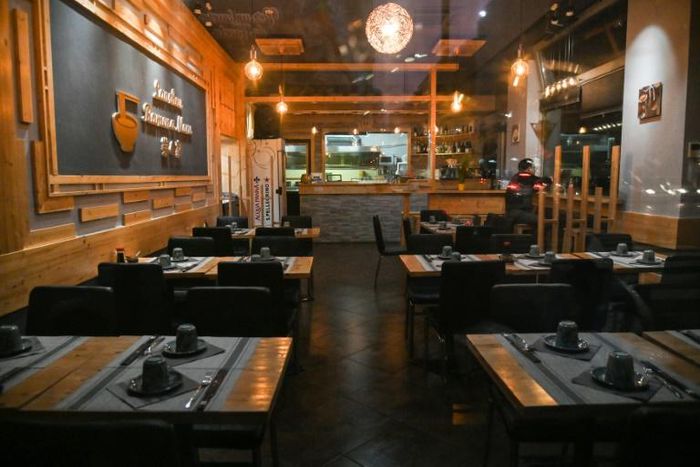 A Chinatown restaurant in Milan -- many have opted to close to avoid ostracisation