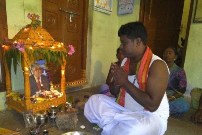 Meet the man who's never met  Donald Trump but worships and prays to him every single day