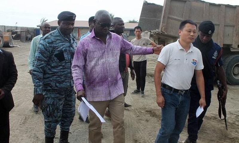 3 Chinese arrested for illegally operating quarry