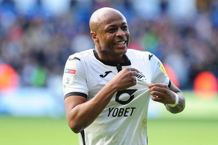Andre Ayew makes list of top 50 EFL players in 2019/20 season