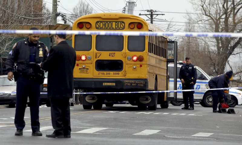 Girl, 10, Is Killed by School Bus in Brooklyn