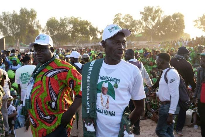 Supporters of Yahya Jammeh rallied last month as the former Gambian leader is accused of atrocities at truth and reconciliation hearings