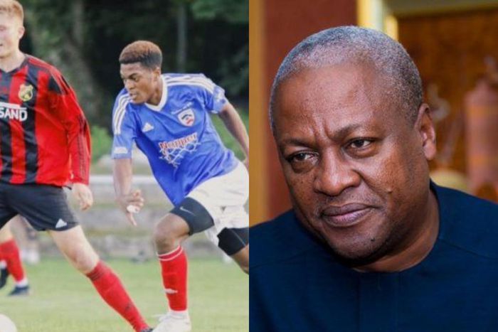 President Mahama and his son