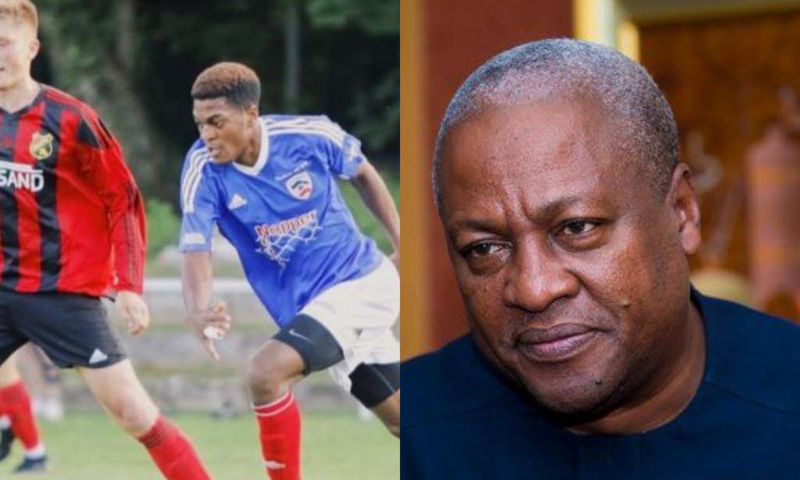 President Mahama and his son
