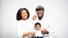 Eba, wife and son