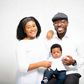 Eba, wife and son