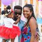 Sarkodie with wife Tracy Sarkcess and their daughter Titi Sarckcess