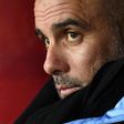 Under pressure? Manchester City Pep Guardiola believes there is a risk he could be sacked