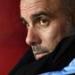 Under pressure? Manchester City Pep Guardiola believes there is a risk he could be sacked