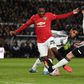 Manchester United striker Odion Ighalo scored his team's second goal against Derby