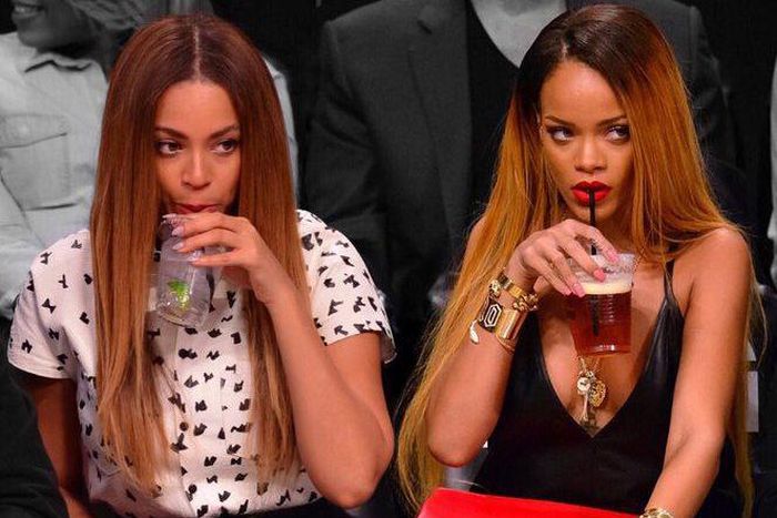 Beyonce and Rihanna