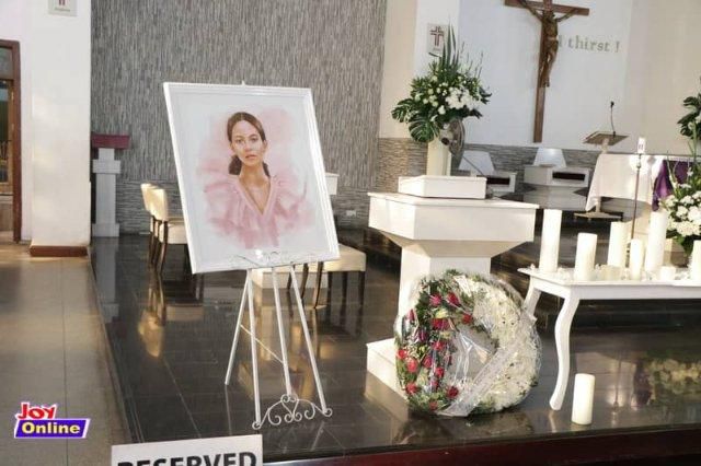 Alex Mould buries daughter Photo credit: myjoyonline