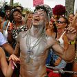 Revellers let loose in Rio de Janeiro ahead of the city's fabled carnival parades when 13 top samba schools compete for the title of carnival champions