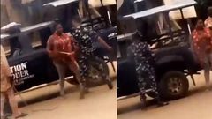 Nigerian police flog poor woman in public so mercilessly that IGP could not believe his eyes (video)