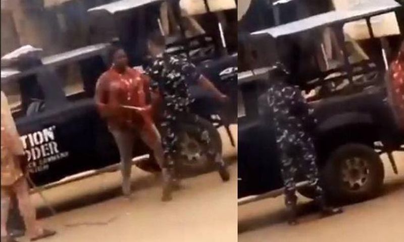 Nigerian police flog poor woman in public so mercilessly that IGP could not believe his eyes (video)
