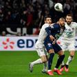 Paris Saint-Germain star Neymar in action in a French Cup tie against Lyon last month. The French season remains suspended but there is now hope that matches will be able to resume in June